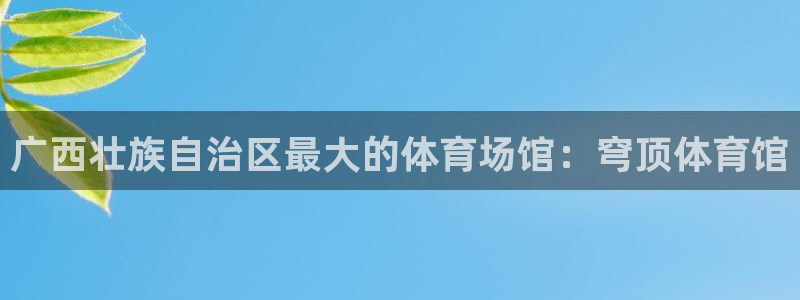 意昂3集团官网首页网址：广西壮族自治区最大的体育场馆