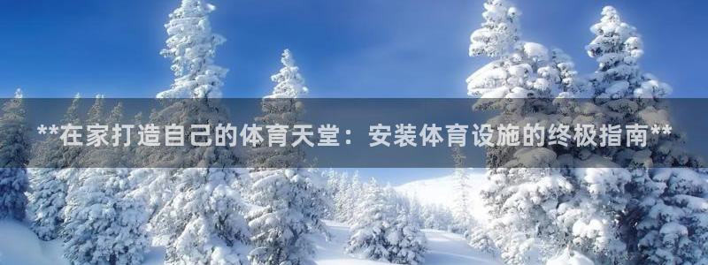 意昂体育3平台APP：**在家打造自己的体育天堂：安