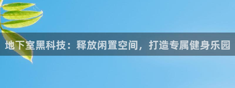 意昂体育3招商电话是多少啊：地下室黑科技：释放闲置空