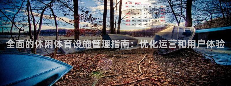 意昂体育3软件：全面的休闲体育设施管理指南：优化运营