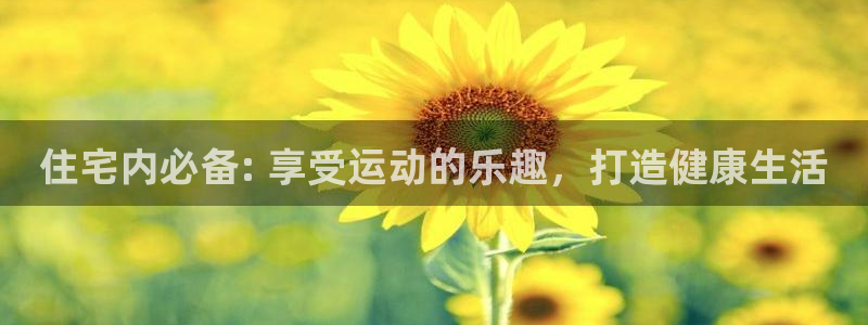 意昂体育3平台是正规平台吗：住宅内必备: 享受运动的
