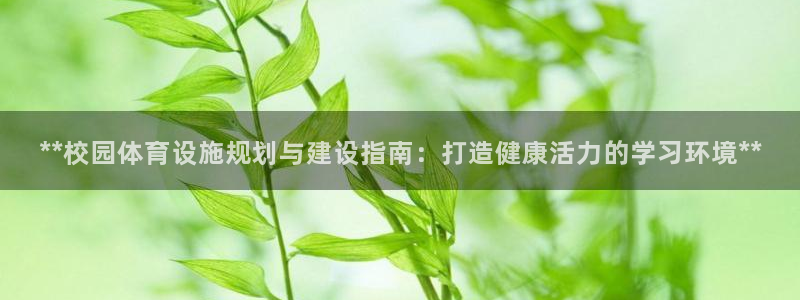 意昂体育3平台注册流程视频：**校园体育设施规划与建