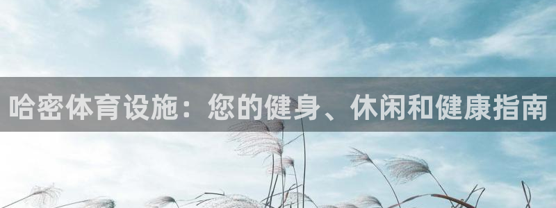 意昂体育3平台是正规平台吗：哈密体育设施：您的健身、