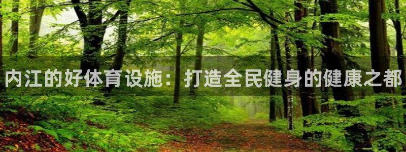 意昂3官网：内江的好体育设施：打造全民健身的健康之都